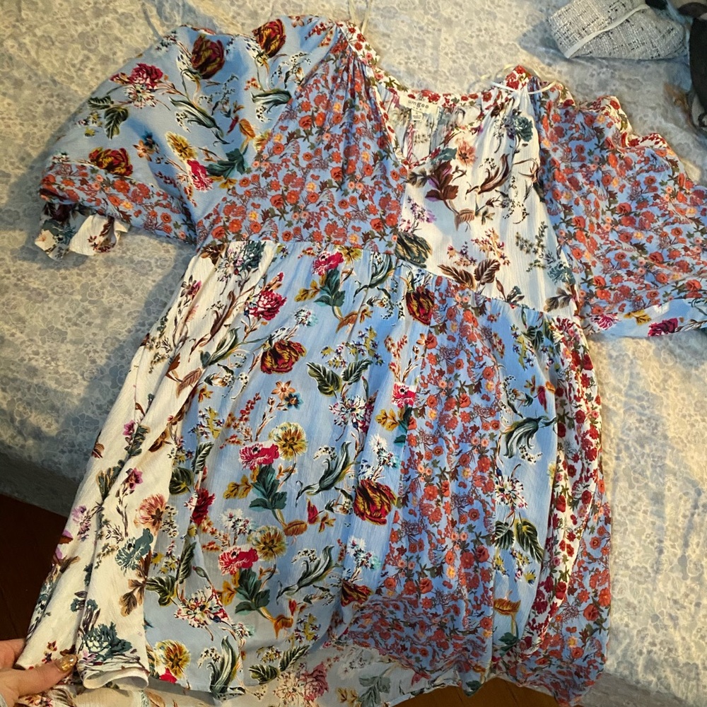 Boho floral dress